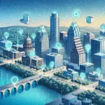 "AI-driven water leak detection sensor installed in Austin, Texas, enhancing the city's water management system and improving resource efficiency."